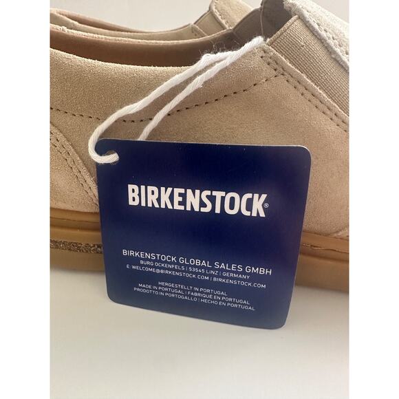 New Birkenstock Bend Low Suede Slip-on Shoes Men\'s Size 41 (US 8-8.5) Taupe NWT main image 9